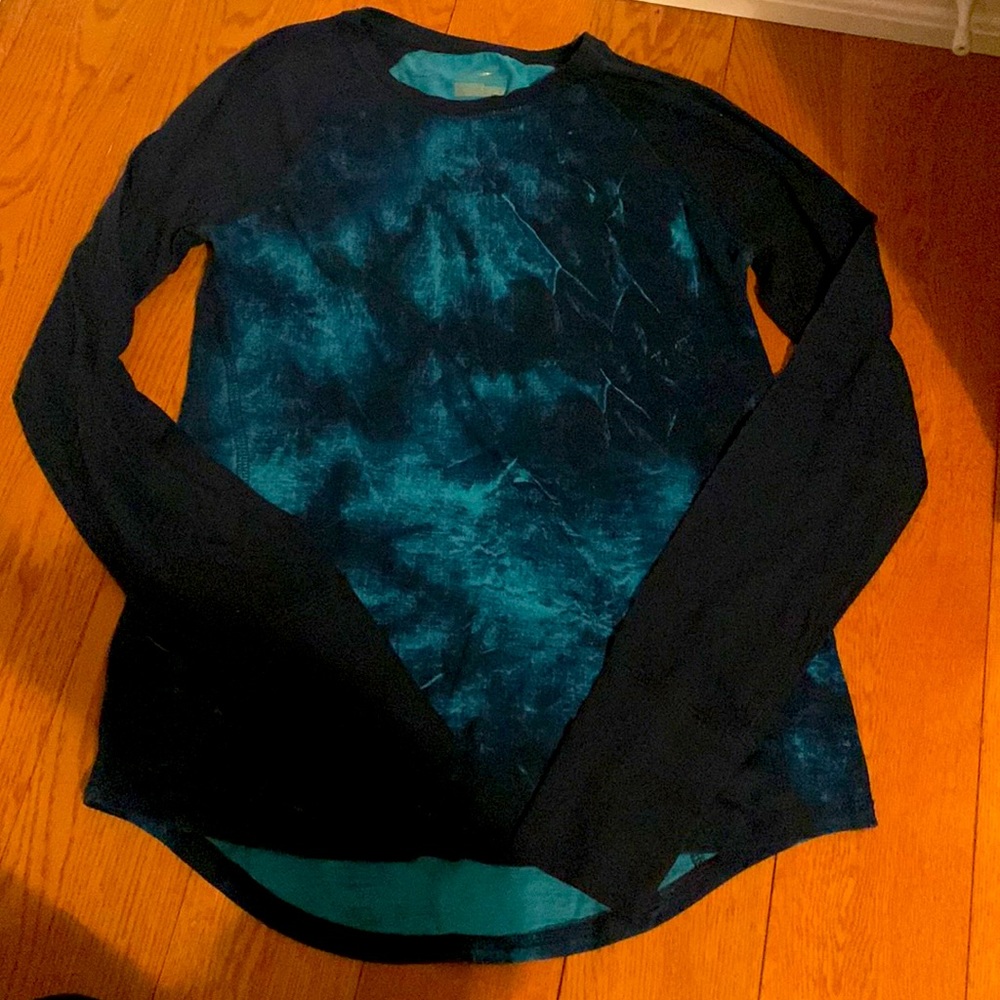 blue long sleeve